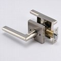 Privacy Lever Door Handle Lock Keyless Lock, Easy Open Locking Set 3