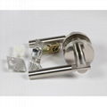 Modern Contemporary Slim Round Design Handle Lock 4