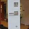 Modern Exterior Door Handle Set, Door Handle Lever and Single Cylinder Deadbolt 6