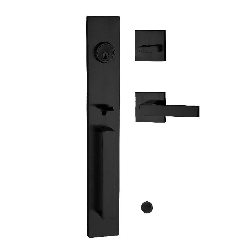 Heavy Duty Front Door Entry Tubular Lock,Single Cylinder Handle Set 2
