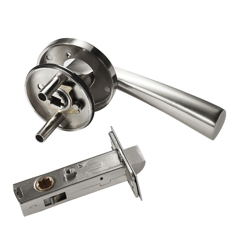 Privacy Lever Door Handle Concealed Screws Installation Easy to Open