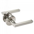 Heavy Duty Privacy Door Lever Handle Lock Unique Push Button Design 