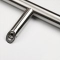 Heavy Duty Stainless Steel Polished  Offset Single Glass Door Push Pull Handle