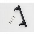 Barn Door Handles, Black Solid Steel, Gate Handle Pull, Heavy Duty Hardware Pull