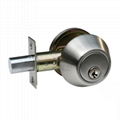 Zinc Alloy Grade 3 Single Cylinder Deadbolt Lock  Contemporary door knob 1