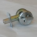 Zinc Alloy Grade 3 Single Cylinder Deadbolt Lock  Contemporary door knob 2
