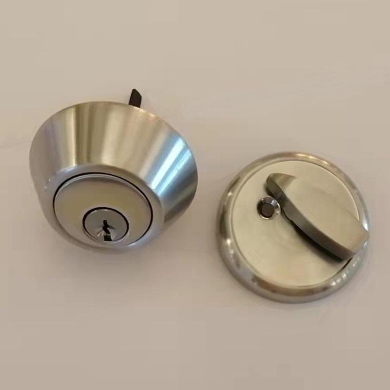 Zinc Alloy Grade 3 Single Cylinder Deadbolt Lock  Contemporary door knob 3