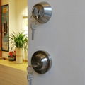 Zinc Alloy Grade 3 Single Cylinder Deadbolt Lock  Contemporary door knob 5