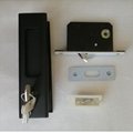 Sliding Door Lock Invisible Recessed Handle , Keyed Pocket door Mortise lock 