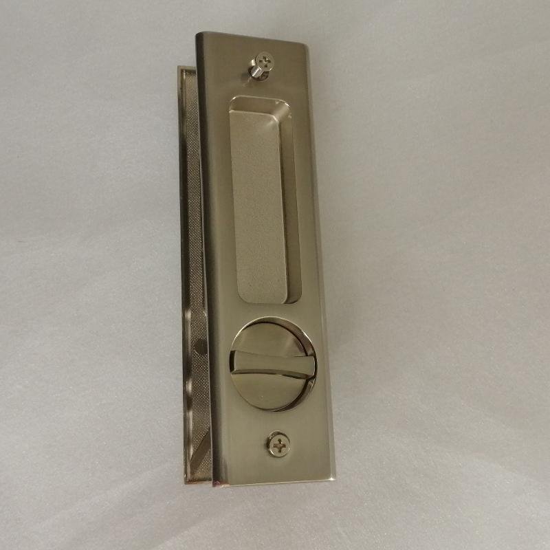 Sliding Door Mortise Lock Set, Invisible Recessed Handle, wood Pocket door lock 4