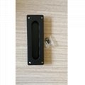 Pocket Door Handle for Passage Door, Invisible Recessed Sliding door lock  10