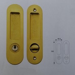 Furniture Hardware, Sliding Door Mortise Lock Set Invisible Recessed Handle