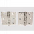 Ball Bearing Door Hinge 1/4 Radius Corner (2-pack) 3" *3" 2