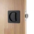 Invisible Sliding Barn Wood Door Pocked Door Handle Lock  