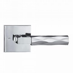 High Quality Zinc Alloy Privacy Door Handle,  Unique Diamond Knurled Door knob