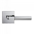 Unique Hexagon Design Lever Entry Lever Lock Handle for Left/Right Handle Doors