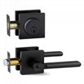 Matte Black Front/Exterior Door Lever