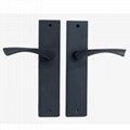 Long Plate Lock Tubular Lever Set, High quality Zinc Alloy  Door Handle