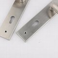 Long Plate Lock  for Privacy Fuction or Passage Fuction, Stainless Steel handle 7