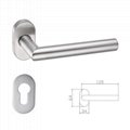 Stainless Steel Mortise Handle Lock Single Cylinder Door Lever Rose Lock 7