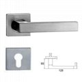 Stainless Steel Mortise  lock Door Lever handle  Rose Lock