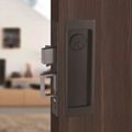 Modern Rectangular Pocket Sliding Door Mortise Lock, Heavy Duty Keyed Entry Lock 3