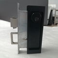 Modern Rectangular Pocket Sliding Door Mortise Lock, Heavy Duty Keyed Entry Lock 5