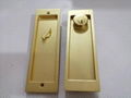 Modern Rectangular Pocket Sliding Door Mortise Lock, Heavy Duty Keyed Entry Lock