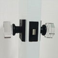  Clear Glass Crystal Door Knobs Interior, Octagon Privacy Door Knobs 3