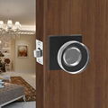 Modern Disc Crystal Door Knob, Passage Set, High Grade Door Lock Keyless 5