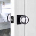Modern Disc Crystal Door Knob, Passage Set, High Grade Door Lock Keyless