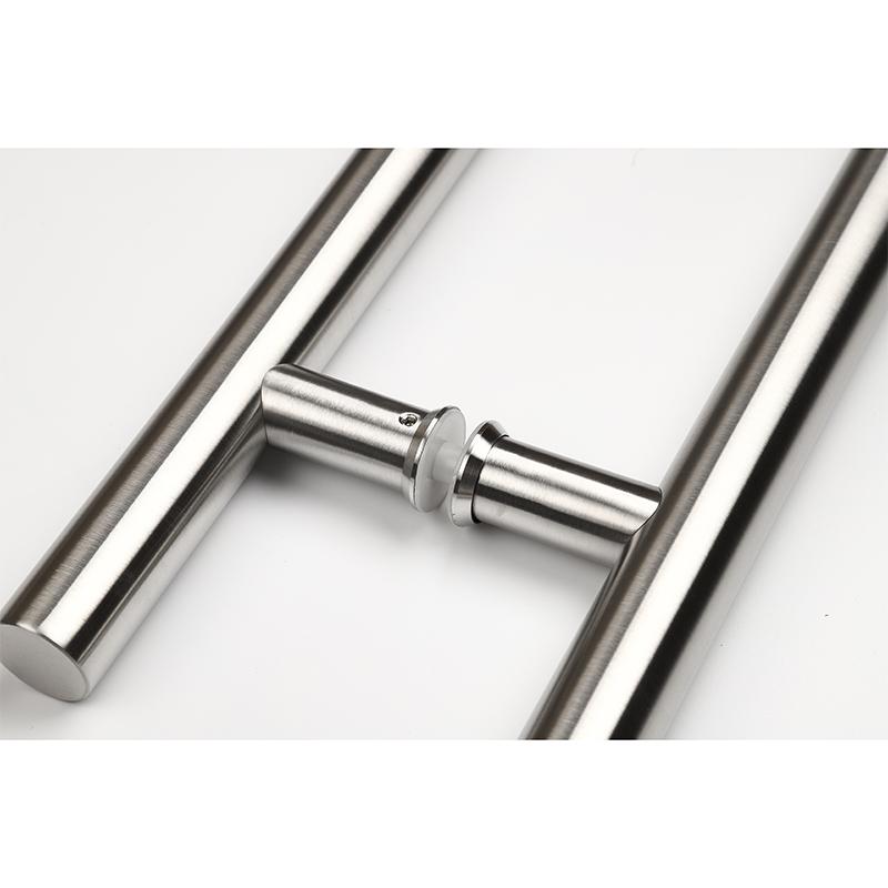 Stainless Steel Polished Glass Door Push Pull Handle Furniture/office Haredware 5