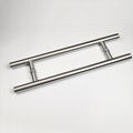 Stainless Steel Polished Glass Door Push Pull Handle Furniture/office Haredware