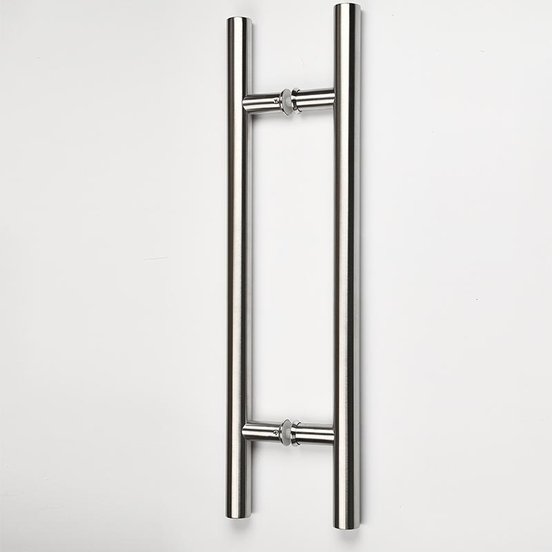 Stainless Steel Polished Glass Door Push Pull Handle Furniture/office Haredware