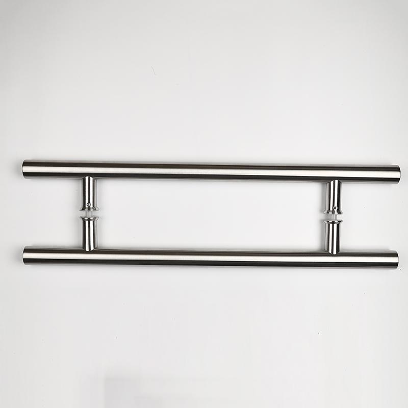 Stainless Steel Polished Glass Door Push Pull Handle Furniture/office Haredware 3