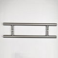 Stainless Steel Polished Glass Door Push Pull Handle Furniture/office Haredware 3