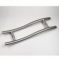 High Quality Roung Pull Handle Stainless Steel S Type Classic Glass Door Handle