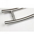 High Quality Roung Pull Handle Stainless Steel S Type Classic Glass Door Handle