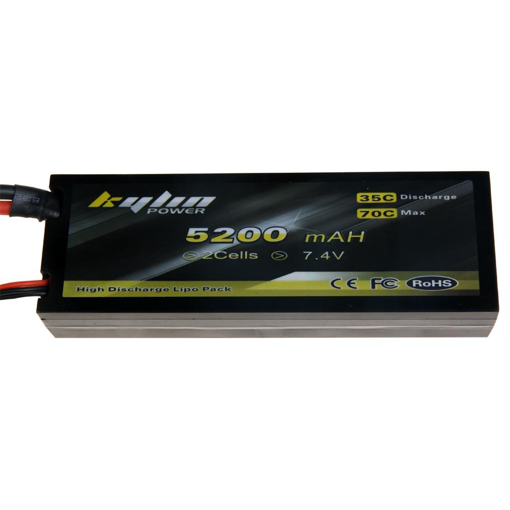Lipo Rc Car Battery 5200mAh 7.4V 11.1V 35C Lithium Polymer Battery Hard Case 3