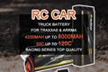 Lipo Rc Car Battery 5200mAh 7.4V 11.1V 35C Lithium Polymer Battery Hard Case 5