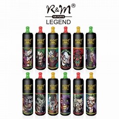 R&M Legend 10000 puffs good flavors disposable vape 