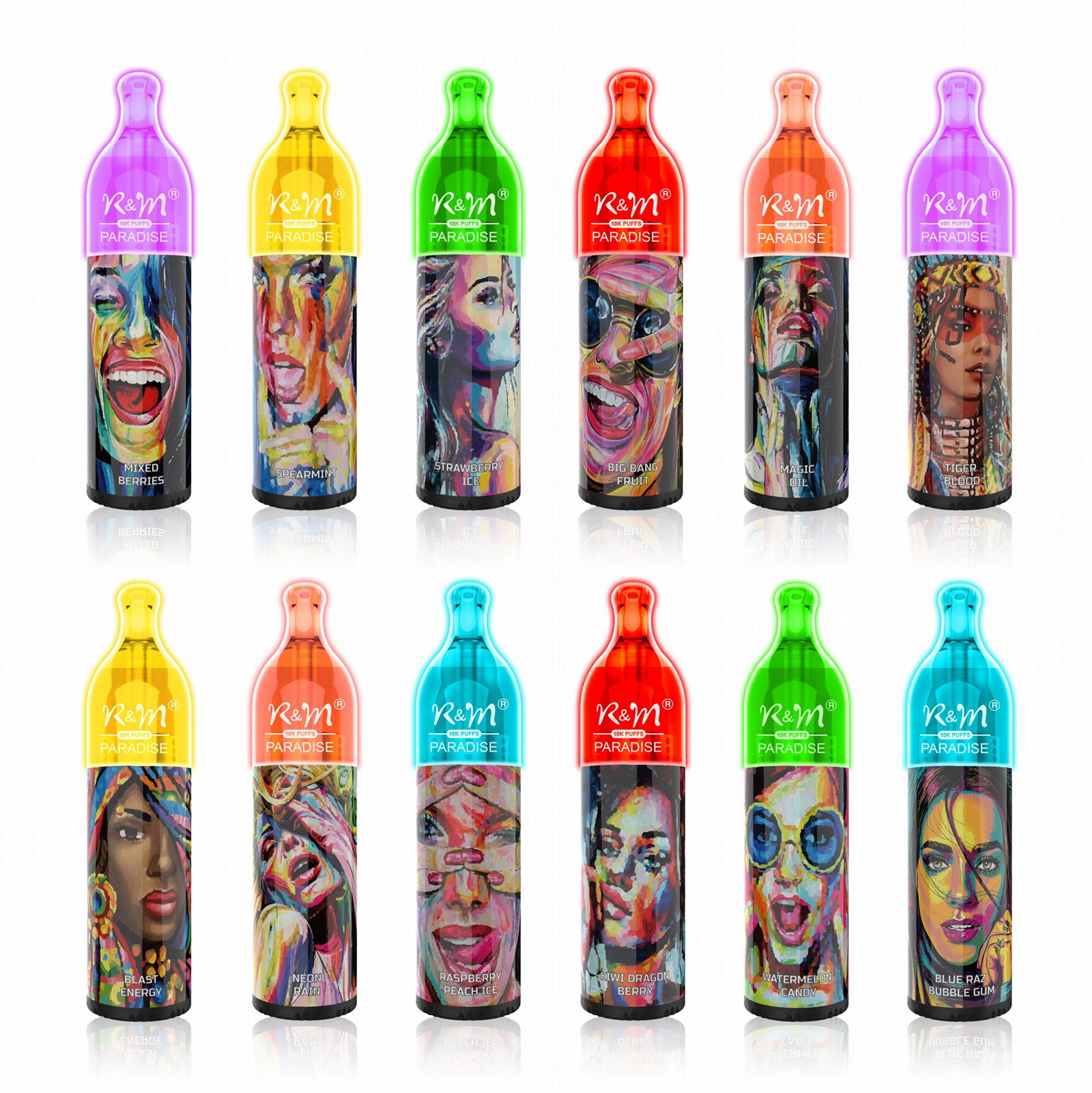 R&M PARADISE 10000 puffs sub ohm cloud beast big puffs disposable vape