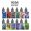 R&M Box max 8000 puffs clear tank