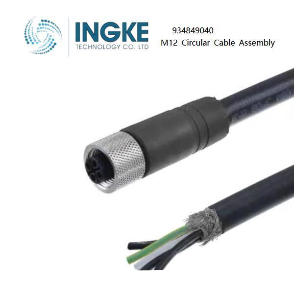 INGKE,934849040,M12,Circular Cable Assembly