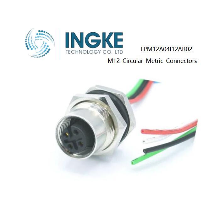 INGKE,FPM12A04I12AR02,M12 Circular Metric Connectors