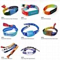 Custom Printing Woven NFC Bracelet RFID Fabric Wristband for Events 5