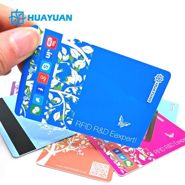 Professional Manufacturer Plastic PVC RFID Card with LF HF UHF Dual Chip