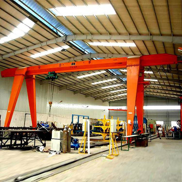 MH type 20t Span 10 Height 6m  single beam hoist gantry crane  4