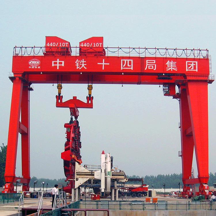 Heavy Duty 50Ton Mobile Double Girder Gantry Crane 2