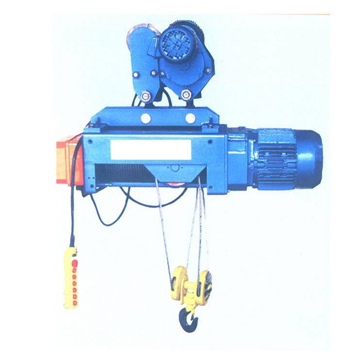 1t 2t Customized electric wire rope hoist with motorized trolley for
